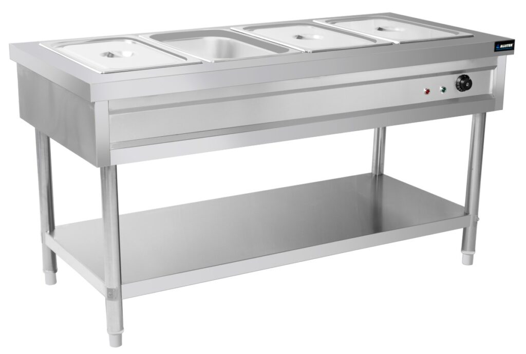 SS BAIN MARIE FLOOR MODEL FOR 4 GN PANS OF 1 1 Restaurant Store