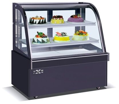 CAKE DISPLAY SHOWCASE REFRIGERATED 4FT SS BODY