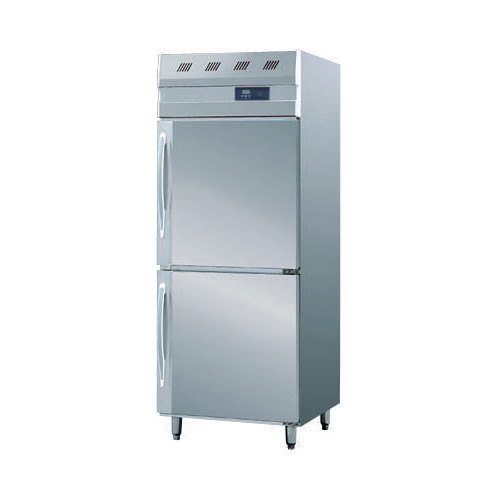 PTR2SSB-HGHG, Refrigerator, Two Section Pass Thru Upright, Half Stainless  Doors with Lock - Hoshizaki America, Inc.