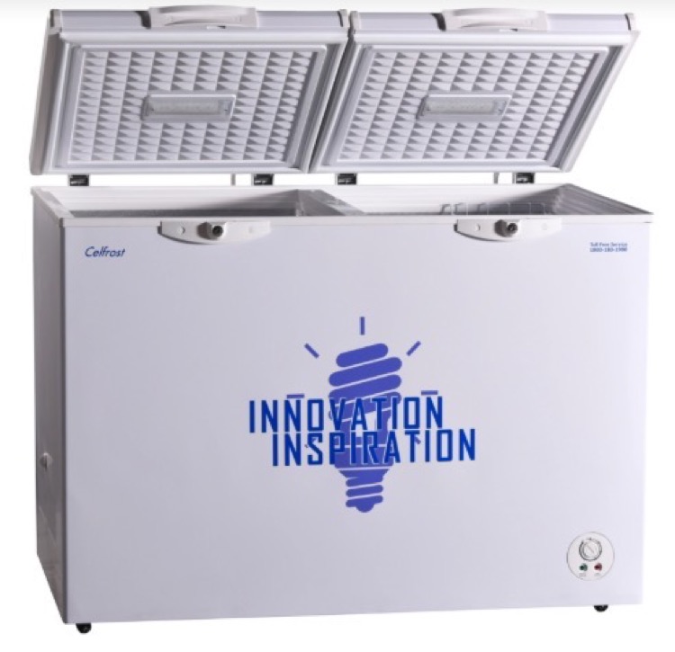 CELFROST CHEST FREEZER DOUBLE DOOR 330 LTR Restaurant.Store