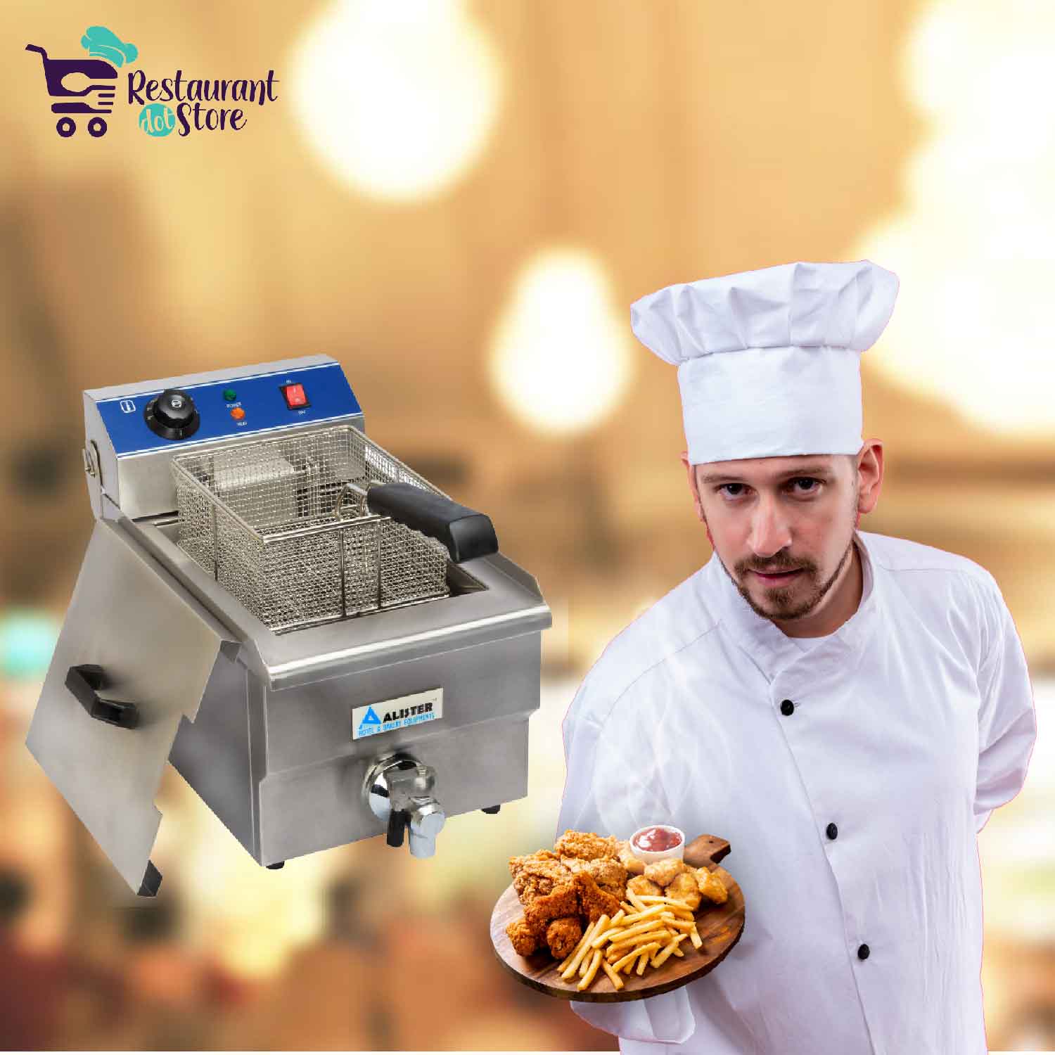 ALISTER COMMERCIAL ELECTRIC FRYERS