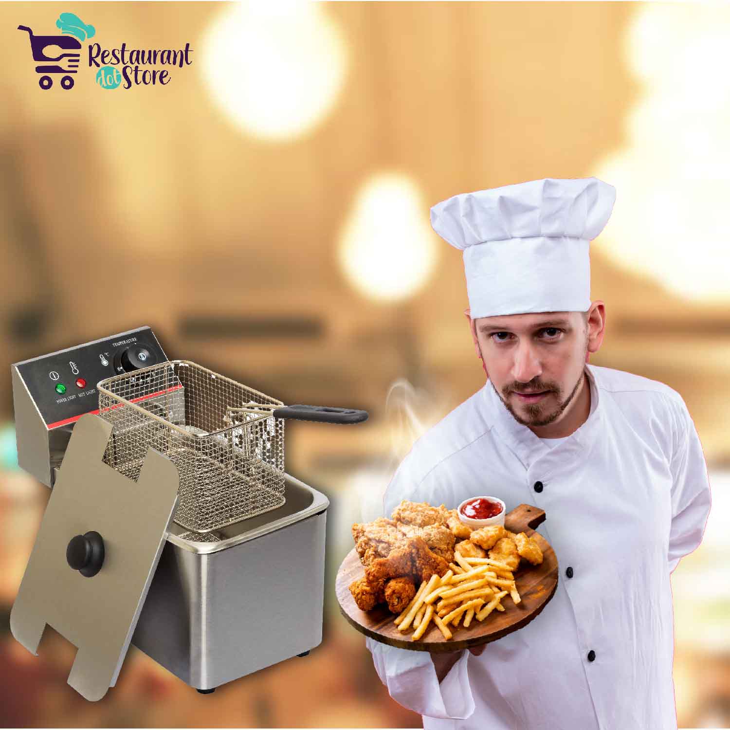 Commercial electric fryers