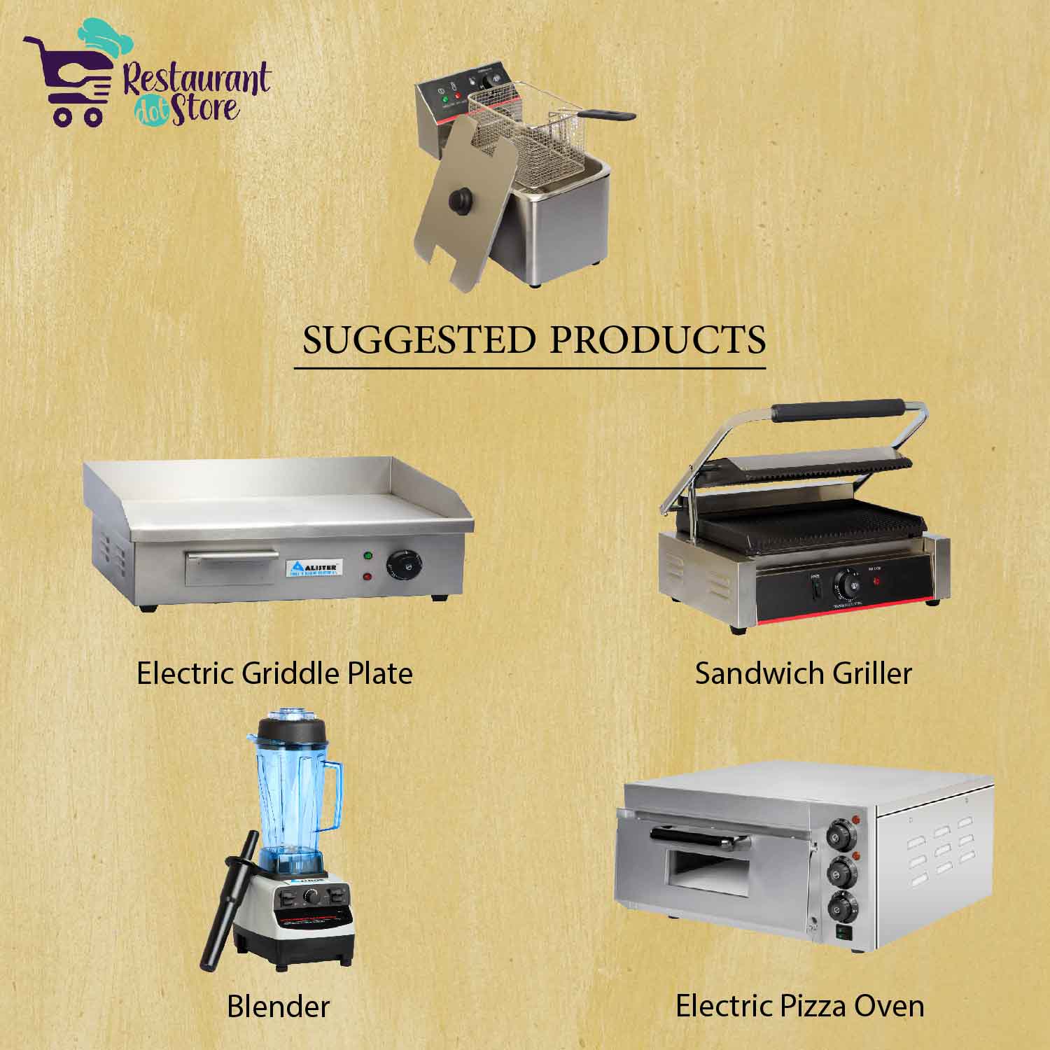 Commercial electric fryers