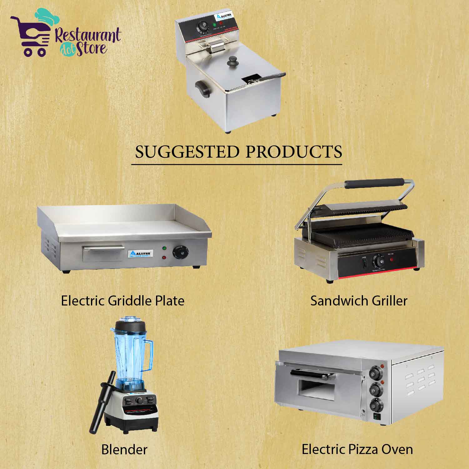 Alister Commercial electric fryers