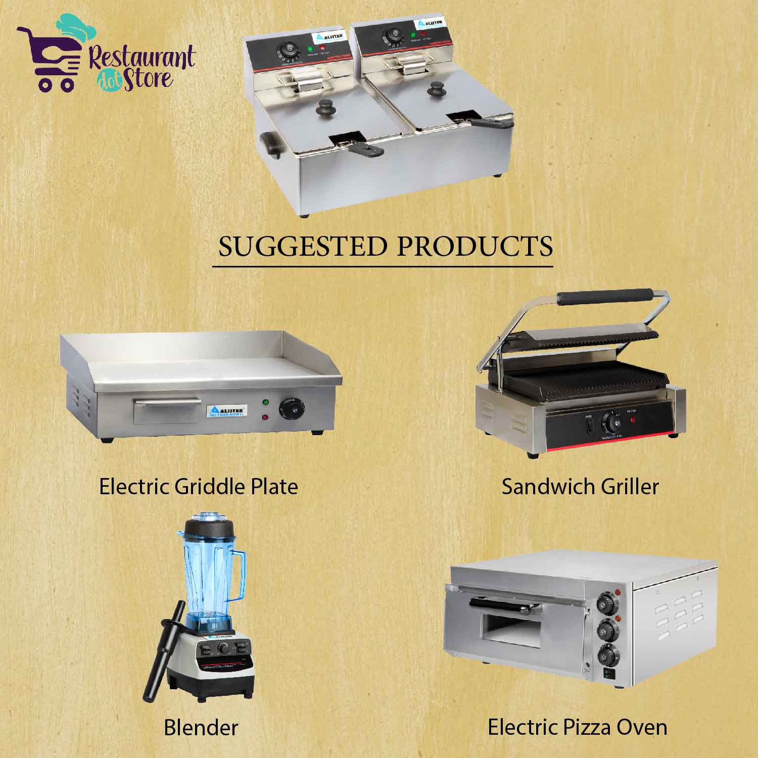 COMMERCIAL ELECTRIC FRYERS
