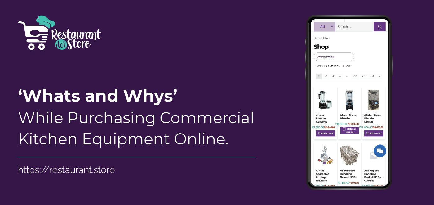 Purchasing Commercial Kitchen Equipment Online? 8 Big Questions to Ask!