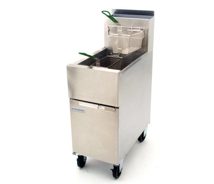 FRYMASTER HIGH EFFICIENCY SINGLE TANK FRYER WITH DIGITAL CONTROLS (WITHOUT  FILTER)- GAS 